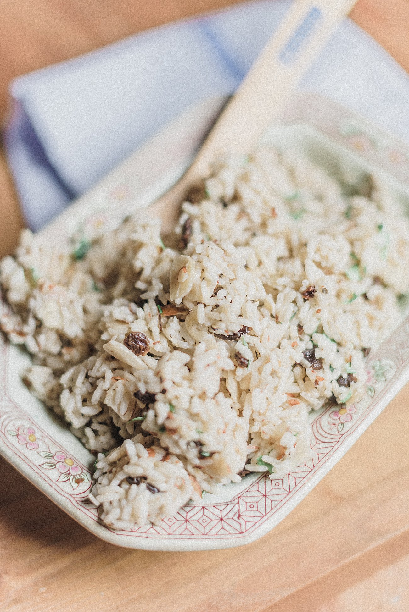 EASY HOLIDAY SIDE DISH RECIPE: Raisin & Almond Rice Pilaf (2)